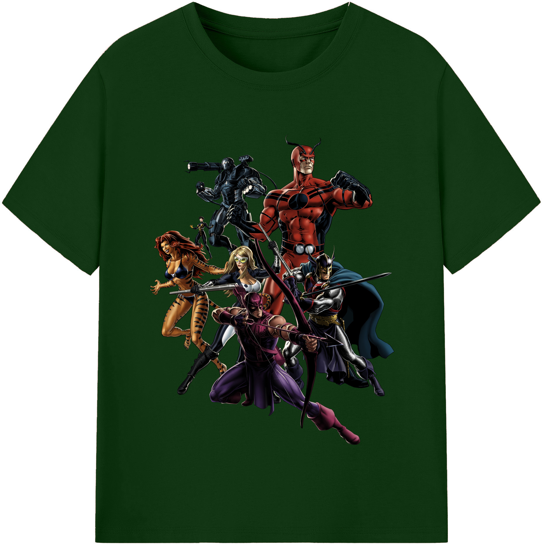 （画像用） アベンジャーズ The Avengers 綿100％半袖Tシャツ（フロントプリント）